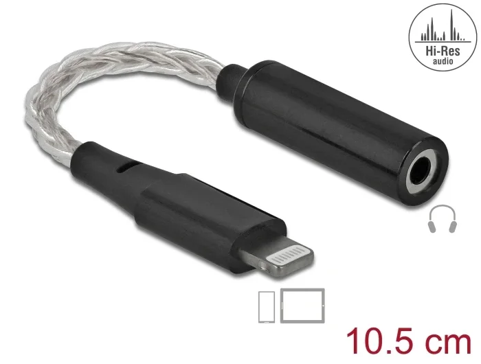 Delock_Audio_Adapter_8_Pin_Lightning____Stecker_DAC_24_Bit_48_kHz_Hi-Res_zu_3_5_mm_4_Pin_Klinkenbuchse_10_5_cm__1_c10c1dc7