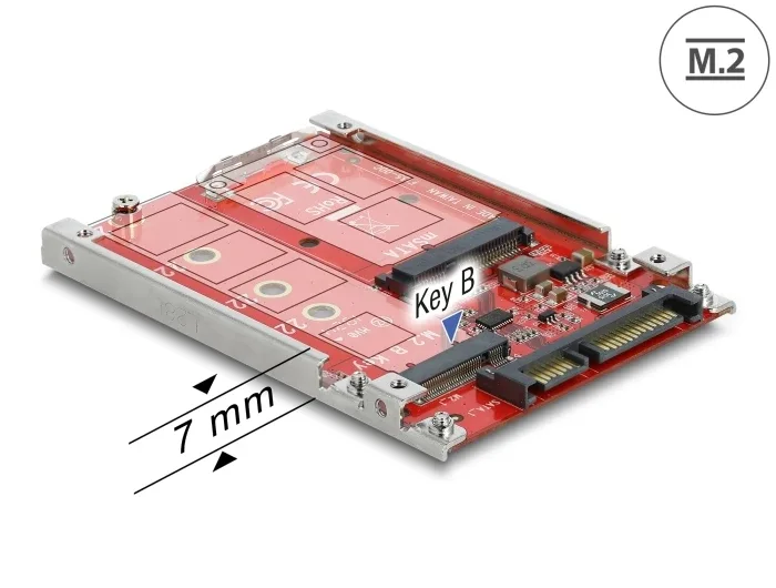 Delock_2_5____Konverter_SATA_22_Pin___M_2___mSATA_mit_Rahmen_7_mm__1