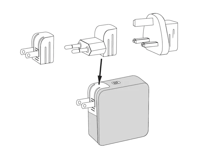 Delock_USB_GaN_Ladeger__t_3_x_USB_Type-C____PD_3_1_und_1_x_USB_Typ-A_mit_145_W_inklusive_Strom-Adapter_f__r_EU___US___UK__4_dd85da1e
