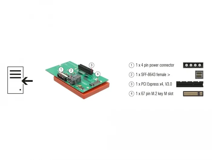 Delock_U_2_SFF-8643_Adapter_zu_PCIe_x4_oder_M_2_Key_M_Slot_mit_Befestigungsplatte__3_d67e5287